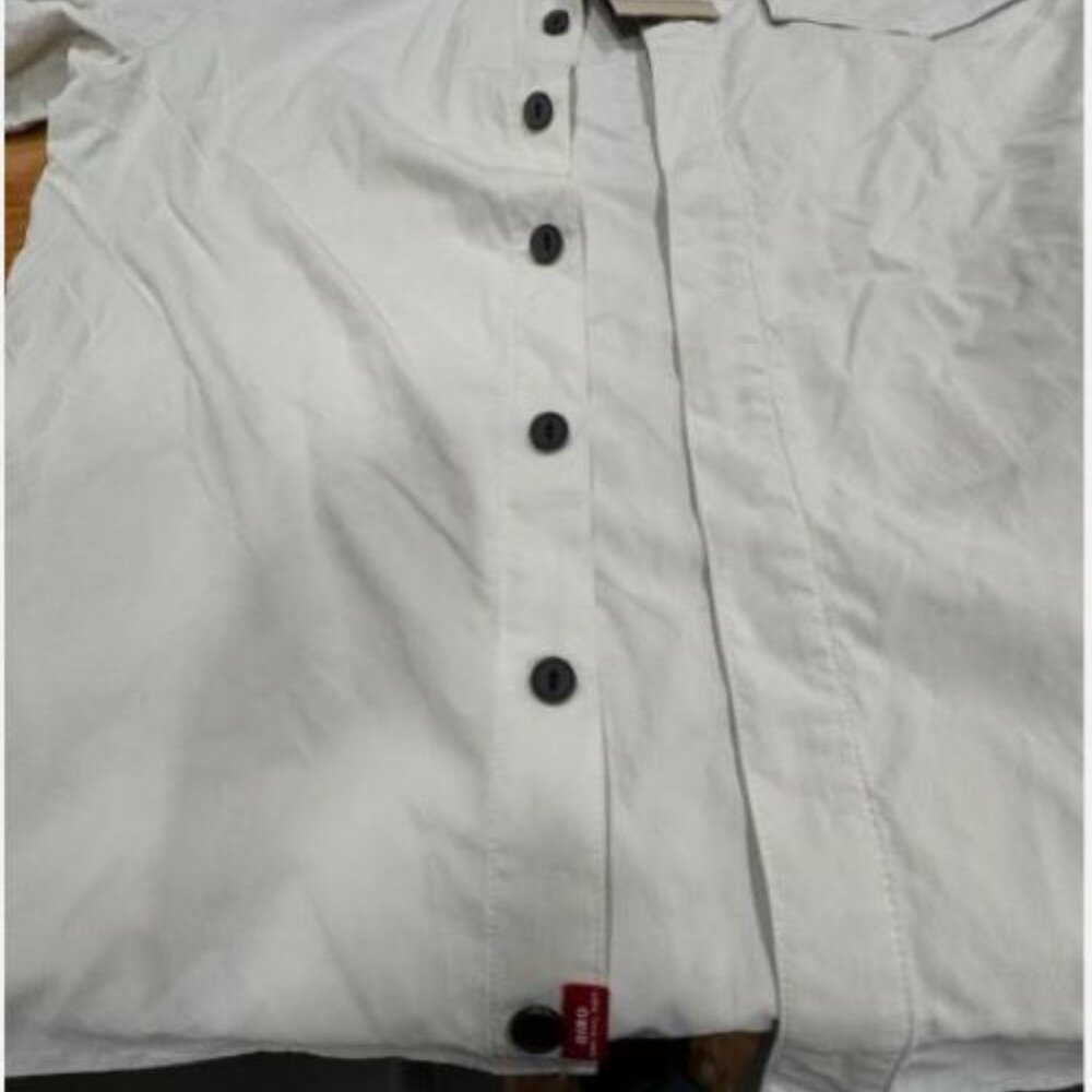 Giro Men's Short Sleeve Collared Ride Shirt Castor Gray Size M  New w/ tags - Picture 8 of 8